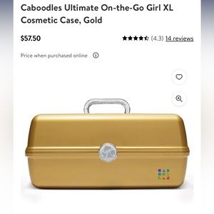 Caboodle (gold limited barbie edition)